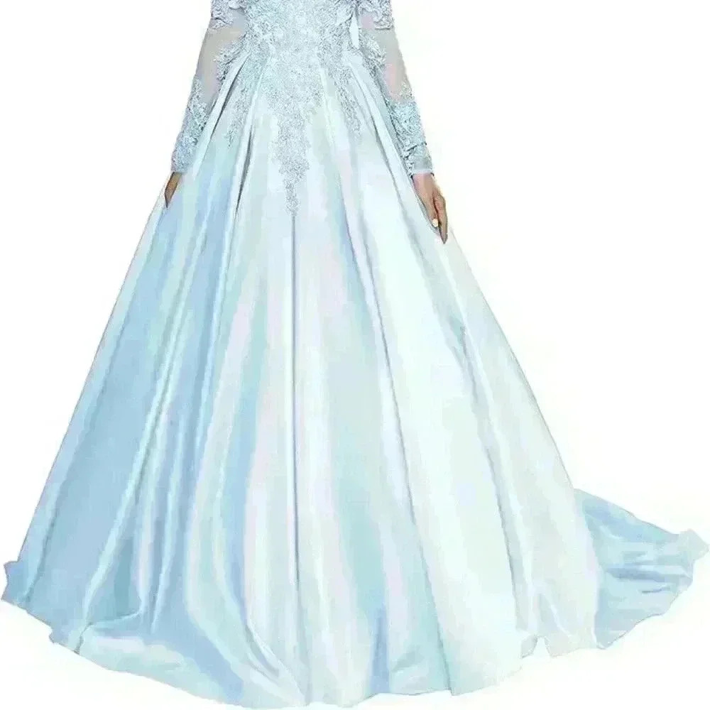 Mother of The Bride Dresses Long Evening Formal Dress Beaded Wedding Guest Groom - Picture 3 of 4